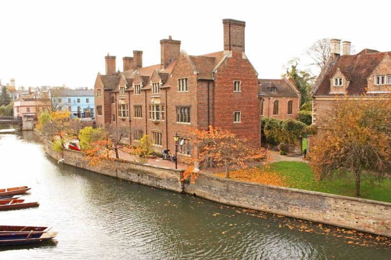 river cam with houses