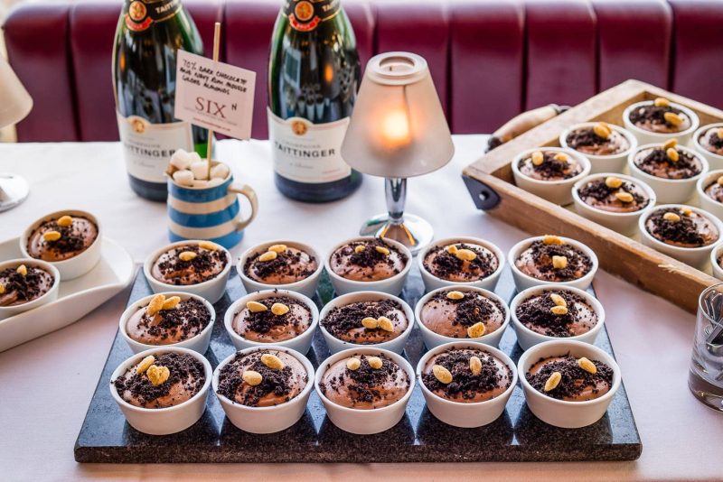 buffet food at SIX brasserie