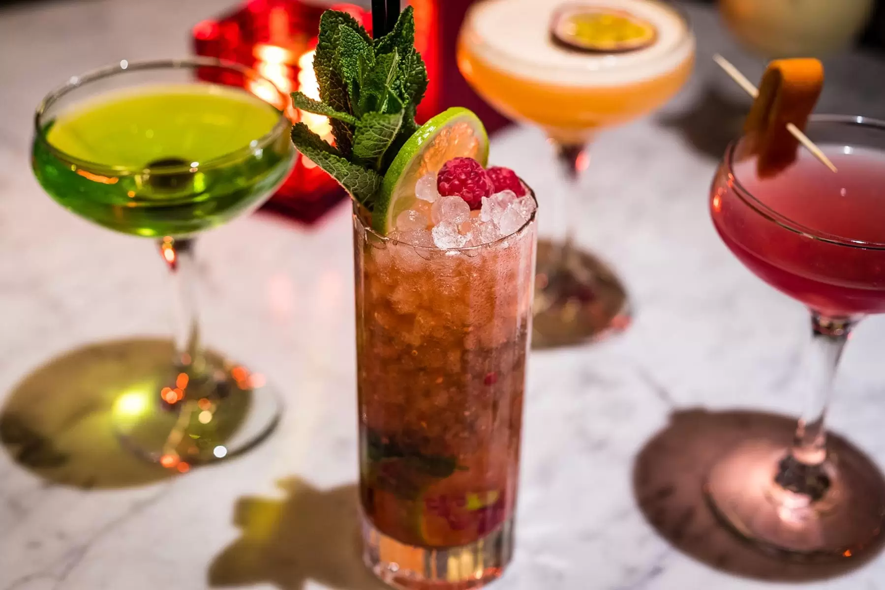 mixture of cocktails