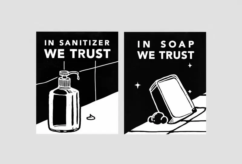 in sanitiser we trust and in soap we trust